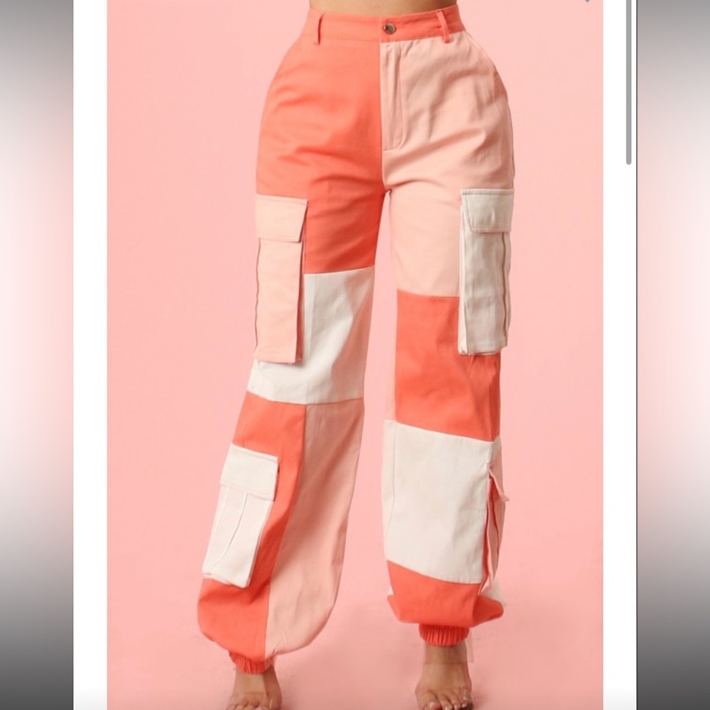 Orange Patch Pants - image 1